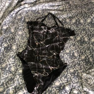 One piece bathing suit